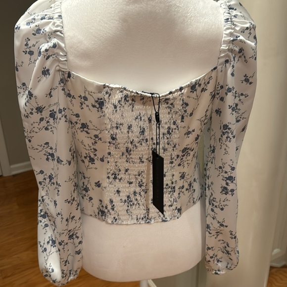 Gianni bini puff sleeve blouse - Picture 3 of 3